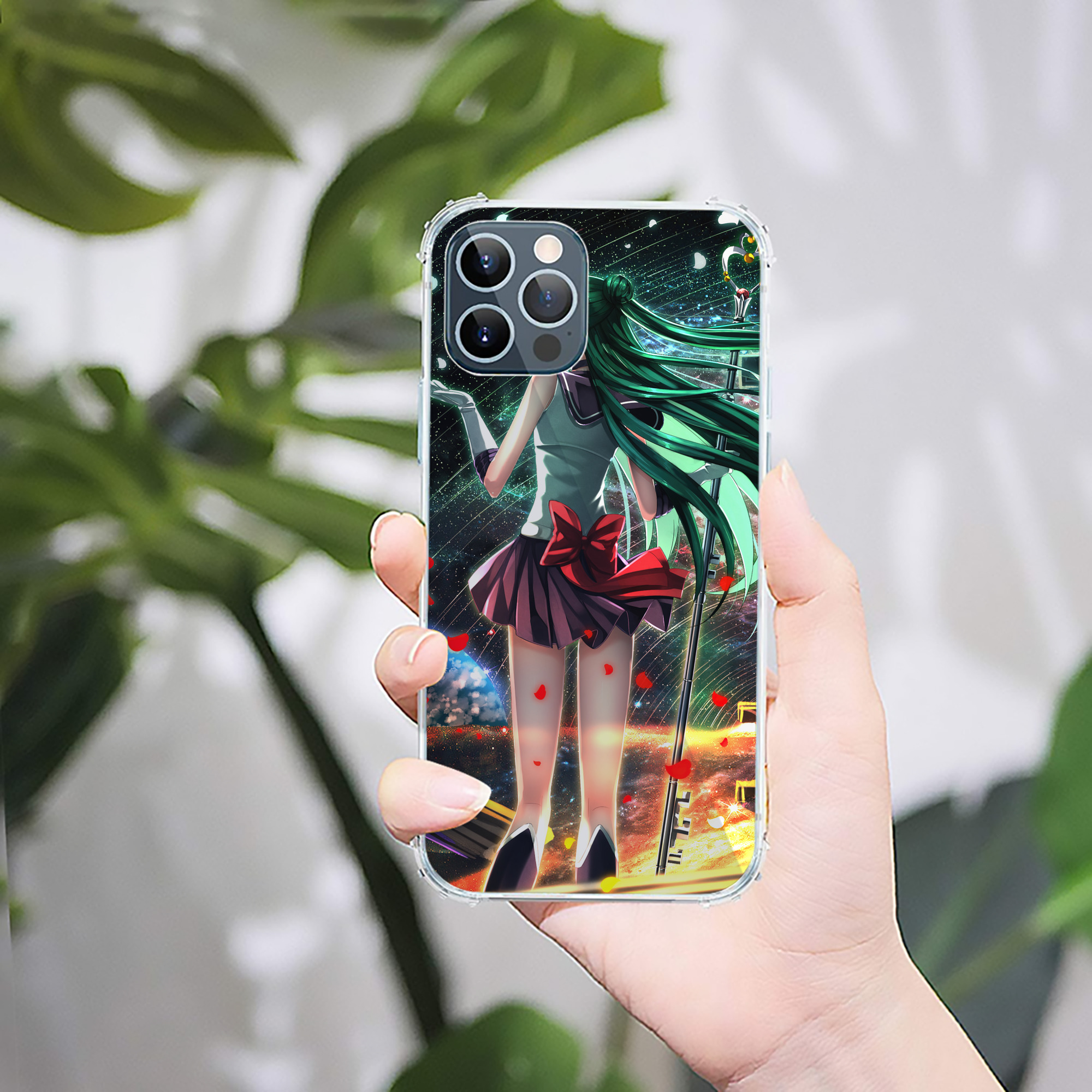 （画像用） 美少女戦士セーラームーン Sailor Moon 【iPhone 12シリーズ対応】透明スマホケース（クリアソフトケース）